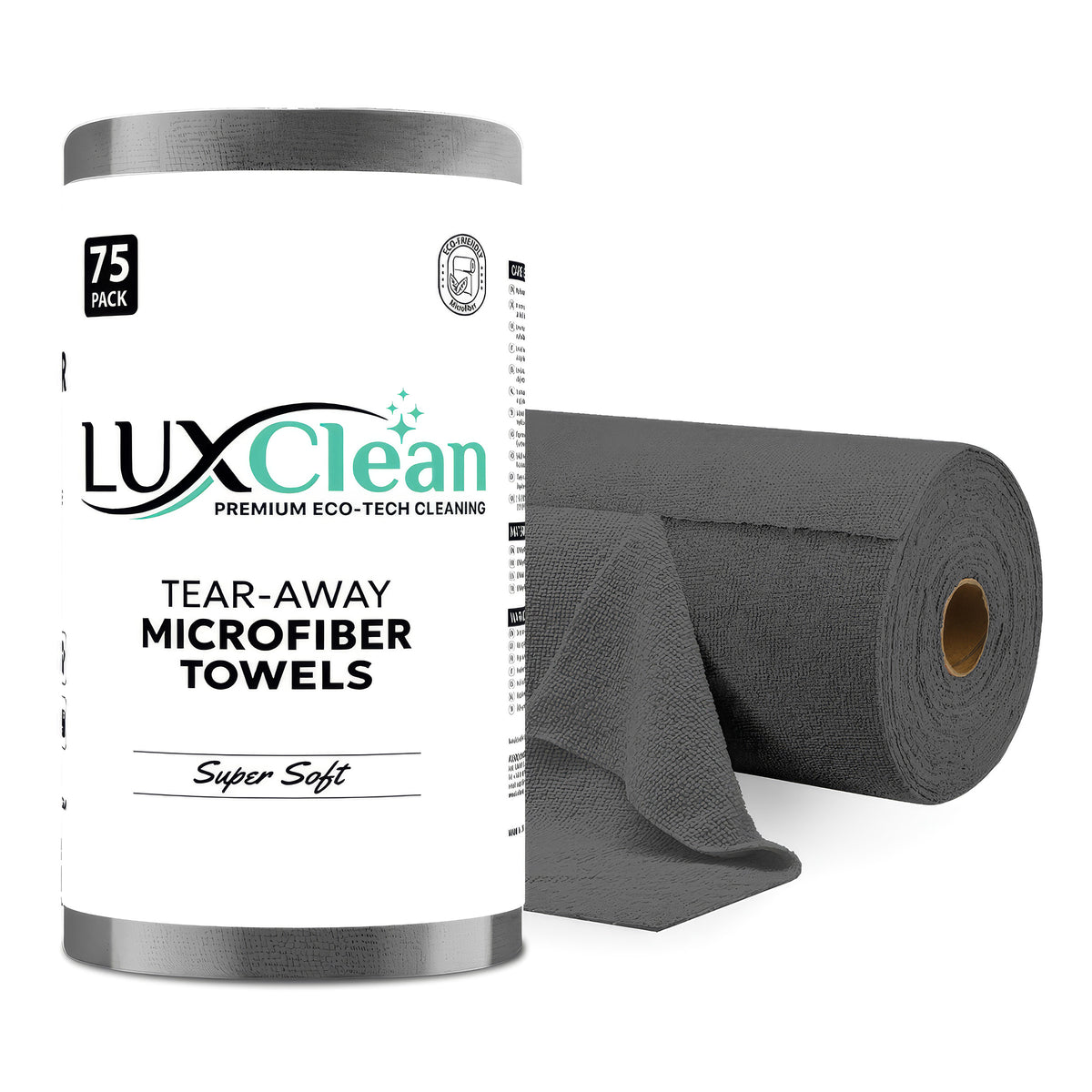 LUXClean™ Tear-Away-75: Микрофибърни кърпи на ролка