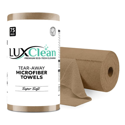 LUXClean™ Tear-Away-75: Микрофибърни кърпи на ролка