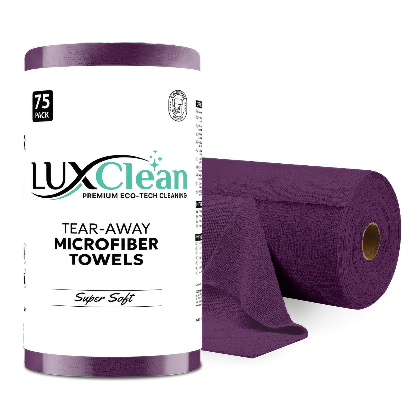 LUXClean™ Tear-Away-75: Микрофибърни кърпи на ролка