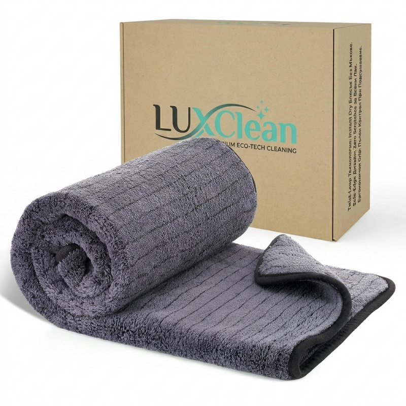 LUXClean™ Ultra-Plush: Професионална Кърпа за Подсушаване